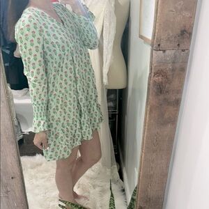 Tuckernuck Green floral dress size xsmall